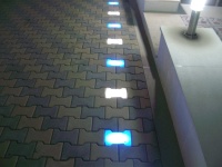 Плитка тротуарная (брусчатка)  светодиодная SL-1-8-1